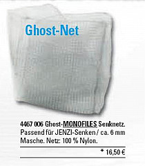 Senknetz monofil GHOST 1 x 1 Meter