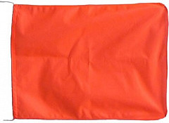 Schleppanglerflagge #Orange #35x50cm