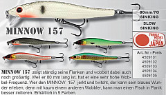 Seika Wobbler Minnow WB157A -5