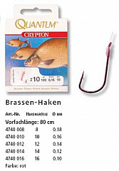 Quantum Crypton Vorfachhaken Brasse -8