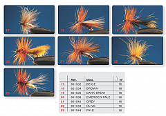 Grauvell Fliege Caddis Dark Brown
