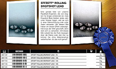 DAM EffZett Rolling DropShot Blei 14g