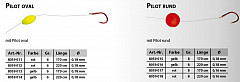 Iron Trout Vorfach Pilot oval gelb 170-6