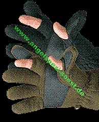 DAM Fleece Handschuhe, grün, M