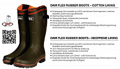 DAM Flex Stiefel Baumwollfütterung 41