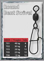 Iron Claw HS-Round Bent Swivel 2 - 30kg