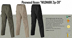 Pinewood Hose, Wildmark Zip-Off grün, 58