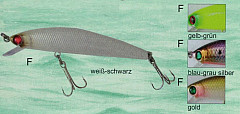Paladin Wobbler Mad Minnow - Weiß Schwa
