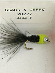 Dragon Fliege, Black - Green Puppy 08