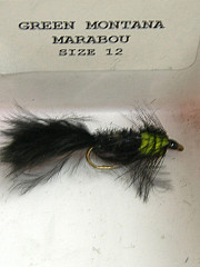 Dragon Fliege, Green Montana Marabou 12