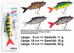 Balzer Lazer Eye Shad #10cm #Rotfeder