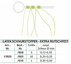 Balzer Latex Schnurstopper 0,12 - 0,25mm