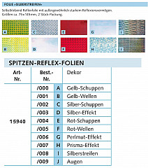 Balzer Reflex Folie #Wellen #Gelb