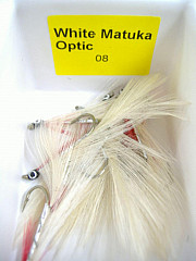 Dragon Fliege, White Matuka Optic 08