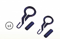 AngelSpezi Safety Back Lead Clips