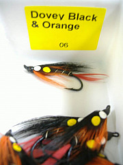 Dragon Fliege, Dovey Black - Orange 06