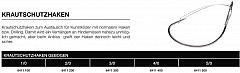 DAM FZ Krautschutz Haken gebogen 3/0
