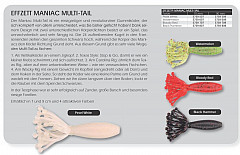 DAM EffZett FZ Maniac Multi Tail 9cm bh