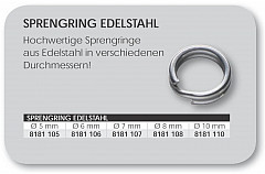 DAM Sprengringe Edelstahl 10mm 10pcs