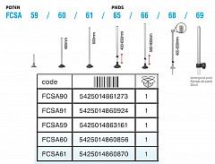 Fix-2 FCS Support Leg 600mm