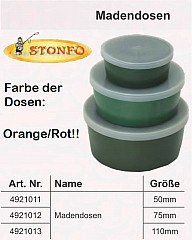 Stonfo Madendose Rund D = 110mm