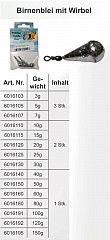 FTM Birnenblei mit Wirbel #-20g -2er SB