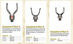 Carpodrom Rutenablage Edelstahl V 2,7cm