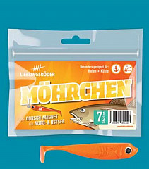 Lieblingsköder Shad -75mm #Möhrchen