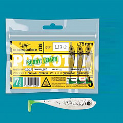 Lieblingsköder Shad -75mm #Sunny Lemon