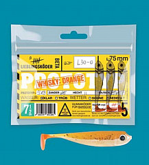 Lieblingsköder Shad -75mm #Whisky Orange