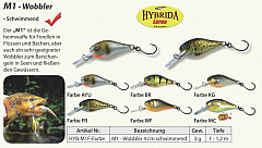 Hybrida Wobbler M1 Floating 4cm BR