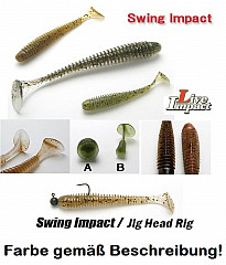 Keitech Swing Impact 3½ 8cm Red Craw