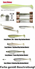 Keitech Easy Shiner 8" 20cm #Chartreuse