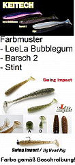 Keitech Swing Impact 3½" 8cm Barsch 2