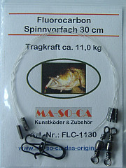 MA-SO-CA Fluorocarbon Vorfach 30cm 18kg