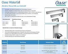 OASE Edelstahl Waterfall 30