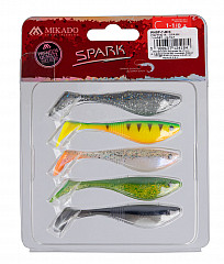 Mikado Softbait Shad #Spark #7cm_Set