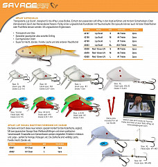 Savagear 4Play Lipscull UV-S Rot-Grün