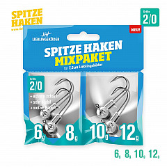 Lieblingsköder Spitze Haken #2/0 #Mix-2