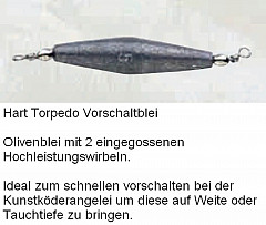 Hart Torpedo Vorschaltblei  3,75g