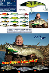 Zalt-Z Wobbler sinkend 14cm Farbe 52
