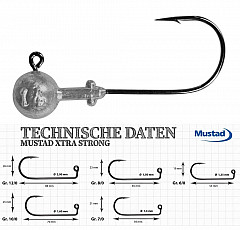 Mustad Xtra Strong Jigkopf #8_0 #12g