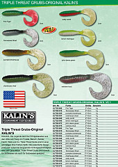 Kalins Triple Threat Grubs 2 Inch -FT