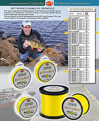 WFT Schnur Dynamix Round gelb -7kg 150m